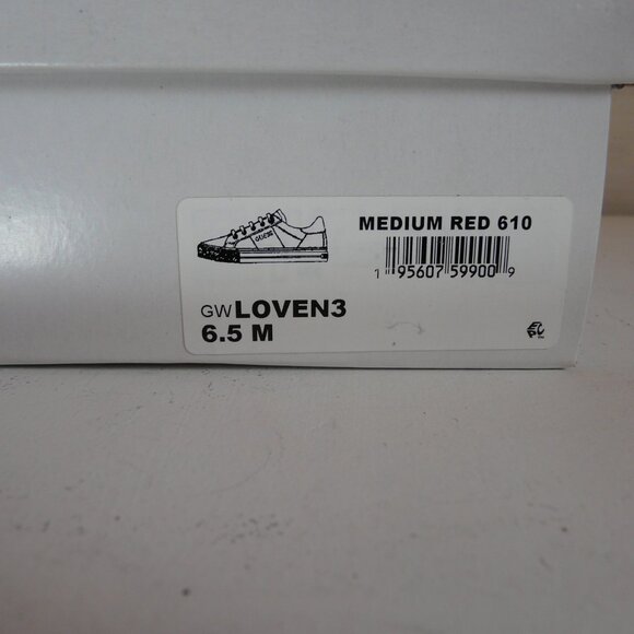GUESS Womens Loven Sneaker, Red 610, size 6.5US - Picture 9 of 9